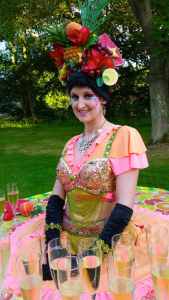 UK-based Rio-themed living table for hire for Brazilian-themed events.