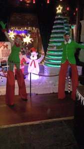 Christmas Elf Stilt Walkers 4