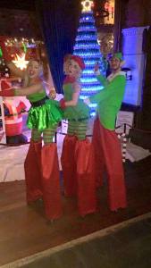 Christmas Elf Stilt Walkers 5