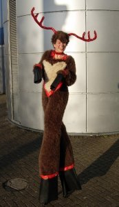 Reindeer Stilt Walkers 2
