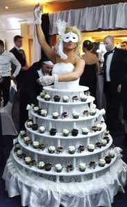 Cup cake table