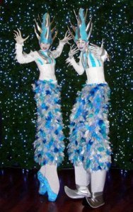 Winter Sprite Stilt Walkers 2