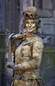 Steampunk Human Statue 5