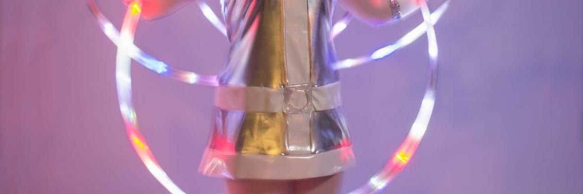 1960's Space Glow Show for hire. Book our LED poi performer for corporate events, product launches or family fun days in London & the UK. 1960's Space Glow Show for hire. Book our LED poi performer for corporate events, product launches or family fun days in London & the UK.