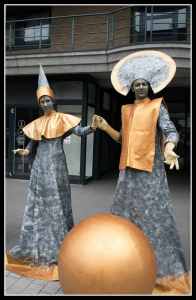 Living statues
