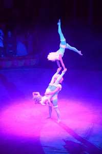 The Dainty Acrobats for hire. Book our acrobalance act for corporate events in Russia & the UK.