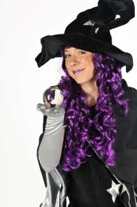Witch for hire. Halloween themed entertainers for hire in London and the UK