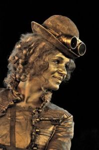 Steampunk Human Statue 2