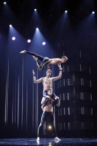 Acrobatic Trio for hire. Book our acrobats for corporate events in London & the UK.