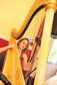 Hire our Bollywood Themed Harpist for themed events in London & the UK.