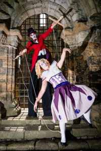 Stilt walker available to book for halloween themed events in London and the UK