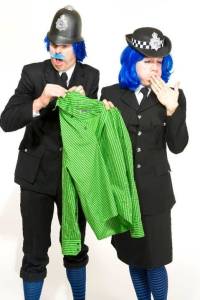 Comedy walkabout act for hire. Our Fashion Force act is available to book for family fun days in London & the UK.