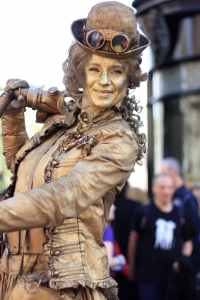 Steampunk Human Statue 1