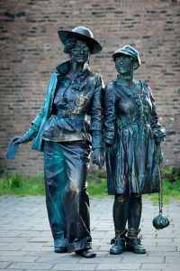 Modern living statues will be a hit at your event