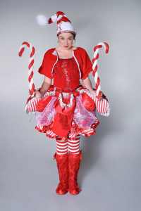 Candy Cane Balloon Modelling Elf 2