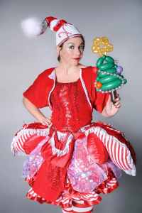 Candy Cane Balloon Modelling Elf 4