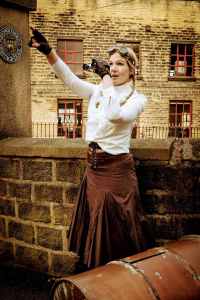 Victorian-themed walkabout characters for hire for corporate events.
