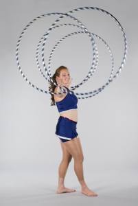Book our hula hoop acrobat for corporate events in London.