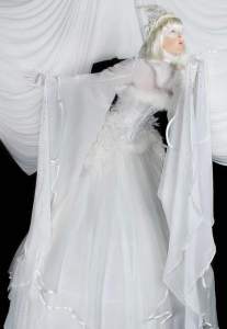 Winter Queen Stilt Walkers 1