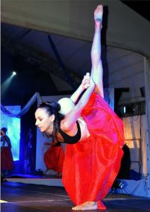 Hire our cirque-style acrobatic dancer for award ceremonies.