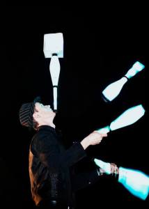 Hire our LED juggler for your next event