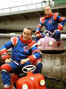 Space Cadets for hire. Book our Space Cadets Walkabout Act for children's events, shopping centre events or sci-fi themed events in London & the UK.
