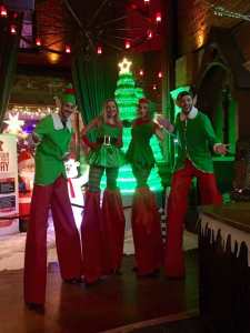 Christmas Elf Stilt Walkers 1