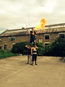 Book our Fire Breathers for St George's Day themed events in London & the UK.