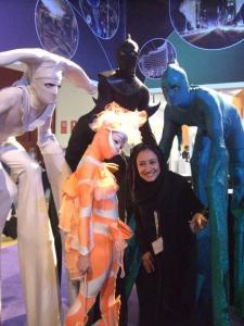Fish stilt walkers for hire. Book our Fish-themed stilt walkers for shopping centre events in the UK & London.