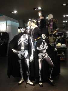 Family friendly skeletons for hire. Halloween entertainment for hire