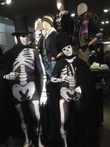 Halloween entertainment for children. Hire our family friendly skeletons in London and the UK.