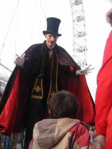 Family friendly Halloween entertainers for hire in London and the UK.