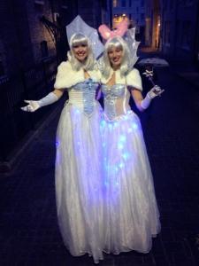 Snow Queen Stilt Walkers 1