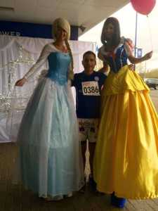 Snow White Stilt Walker 3