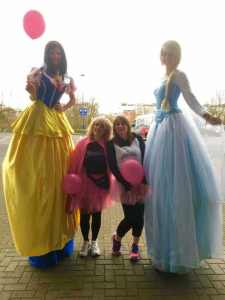 Snow White Stilt Walker 4