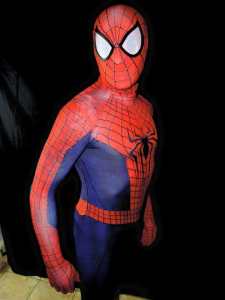 Spiderman character for hire. Our Marvel character can be booked as entertainment for children's parties in the UK.