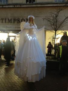 Winter Queen Stilt Walkers 3