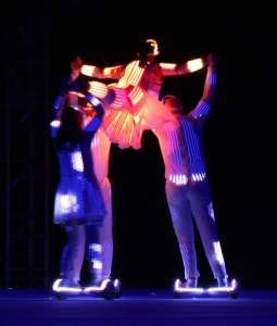 Book our high-tech LED Pixel dancers for corporate events in Germany & the UK.