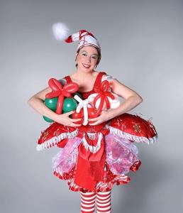 Candy Cane Balloon Modelling Elf 1