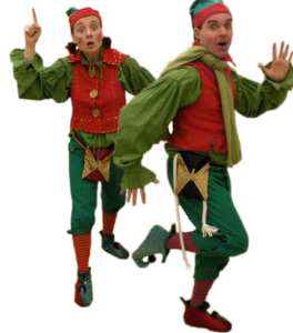Christmas Elf Mime Artists 2