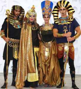 Ancient Egyptian walkabout characters for hire. Our roaming Ancient Egyptians are available to book for shopping centre events, festivals or corporate events in London & the UK.