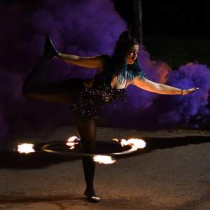 Hula hooper available for a variety of events