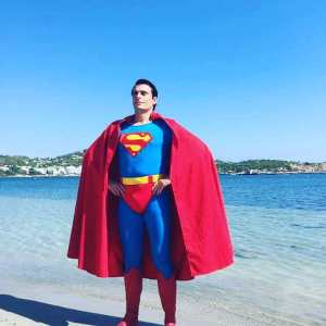 Christopher Reeves lookalike performer for events