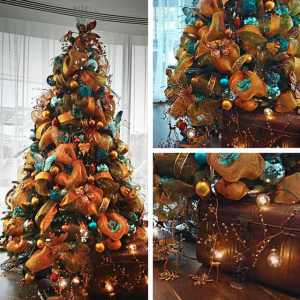 The Ted Baker Hotels 'Reindeer Rustic' Bespoke Christmas Tree