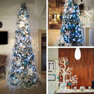 Wyboston Lakes 'Tiffany Frost' Bespoke Christmas Tree