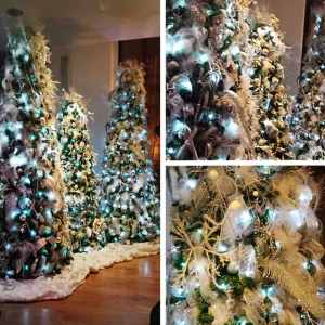 The Trafalgar Hotel 'Wintery Woodland' Bespoke Christmas Tree