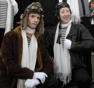 Mime artist for hire, Pilot themed