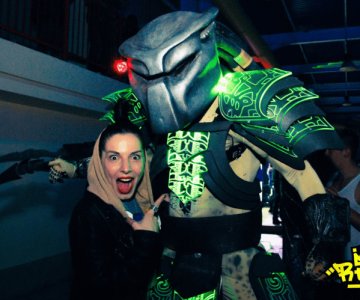 Book our Predator for your event. Our Predator is available for hire in London and around the UK.