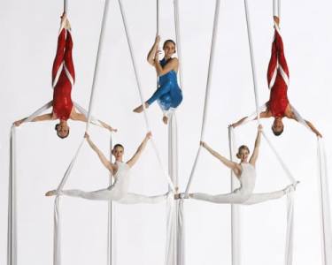 Olympic Rings acrobats