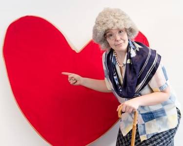Book our walkabout grannies for your event. Our valentines themed entertainment ideas are available for hire in London and around the UK.